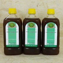 청운당농산 지리산 새순 솔잎 진액 발효 엑기스 효소no, 3병, 900ml