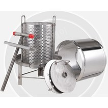 스테인리스 채밀기 귀농 양봉원 벌꿀, 컬링 스테인레스 허니 프레스(필터1개)