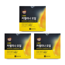 종근당건강 어스투어스 스웨덴 카멜리나 오일, 3개, 60캡슐