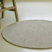 컴포트 자카드 셔닐 원형러그