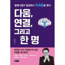 다움 연결 그리고 한 명 : 밀레니얼의 일상에서 마케팅을 찾다