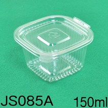 원터치사각소스용기 투명소스용기 일회용소스컵 JS085A 200개