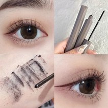 번지지않는마스카라 워터프루프 롱래쉬 컬러 볼륨 속눈썹픽서 금속 나사 브러시 헤드 4d curling 두꺼운 확장 방수 연장 메이크업 코스메틱, 01 블랙