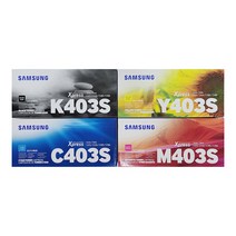 삼성전자 삼성전자 정품 CLT-K403S/C403S/M403S/Y403S, 1개, 검정(CLT-K403S)