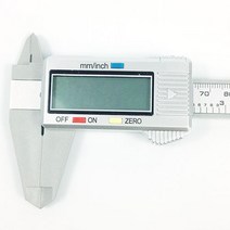 갈색가죽 디지털 카본 버니어캘리퍼스 노기스 150 가죽공예 장식측정기