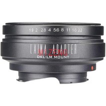 DKL-LM 렌즈 어댑터 링 Leica 호환 L/M M9 M8 M7 M6 M5 m3 m2 M-P mp240 m9p 카메라 TECHART LM-EA7, 02 dkl-lm black