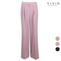 비비드시크릿가너 VIVID 여성 스윗 여름 와이드 통팬츠