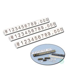 조립형 가격표 세트 3P 가격POP 매장가격표 상품가격표 조립가격표, 9mm 검정/흰색