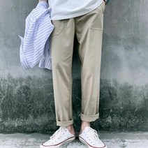 협력브랜드 남성 캐주얼 패션 편한 데일리 밴딩 면바지 팬츠 DB