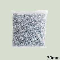 4MM 납짝 머리 나사 못 1000개 30MM 백색 평 볼트 철 피스 낮은 목재 용