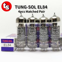TUNG-SOL EL84 전자 튜브 진공관 일치 쿼드용 6BQ5 6P14 12AU7 ECC802S CV4003 정밀 증폭기 대체용, 01 1PCS