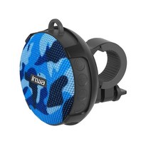 블루투스 스피커 서브 우퍼 + 자전거 마운트 3D 스테레오 라우드 샤워 휴대용 야외 핸즈프리 IPX7 방수 미니 붐 박스, Marine camouflage