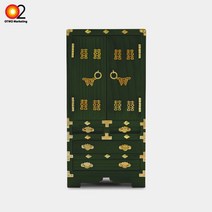 [오투아트] DIY 조선시대 미니목가구 만들기 - 장롱 미니어쳐, 그린