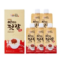 천년의젓갈협동조합 짜먹는젓갈 비빔낙지젓 70gX5개 낙지젓, 1개, 350g