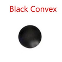 셔터 카메라 셔터 릴리스 버튼 블랙 레드 실버 플랫 convex concave for canon nikon leica for rolleiflex hasselblad fuji, 검은 볼록