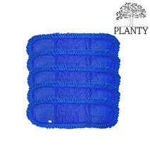 플렌티 리스킹 극세사 물걸레 리필 60cm*5개, 플렌티리스킹극세사물걸레리필60cm*5개블루