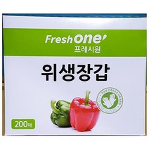 아이디어생활용품 위생 장갑 200매입 일회용 비닐 식당 주방용 쉐프 리빙편집샵, 본상품선택