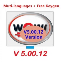 V5.00.12 용 핫 와우 5.00.8 R2 소프트웨어 Tcs 멀티 진단 자동차 수리 데이터 kengen과 다국어 2022, 5.00.12-English, send USB