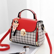 주주리베 데일리 체크 여성미니백