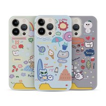 주문제작 디자인 전사 하드케이스 엠스킨 덤비와 사계절 언더 카드 케이스