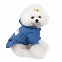 PEACER 후드패딩 점퍼 블루 닥스훈트 옷 치와와 강아지 애견 비숑 애견후드티 시추, XXL