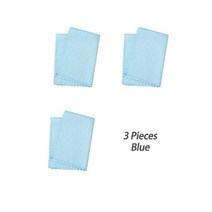 3Pcs 주방 마이크로 화이버 청소 헝겊 슈퍼 흡수성 효율적인 물고기 규모 닦아 유리 창 접시, [01] 3pcs, [03] 3Blue