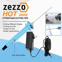 우드락 폼보드 열선 커팅기핫와이어 스티로폼 커팅 펜 110V-240V 폼 펜 바늘 전기 폴리스티렌 머신 열 조, 02 EU Plug