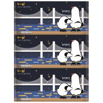부기 미용티슈 200매 3입 1팩(부산광역시 홍보 마스코트 부기), 1팩(3입)