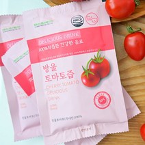 100% 국산 방울 토마토즙 100ml 30팩 50팩 1박스 갈아만든 주스