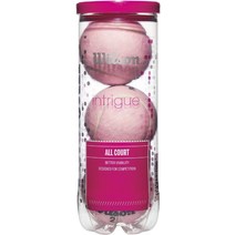 WILSON 윌슨 핑크 스포츠 테니스공 3개입, 기본