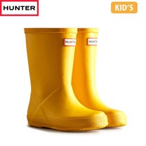 HUNTER 헌터 키즈 어린이용 레인 부츠 장화 KFT5094RMA-RYL