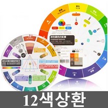12색상환 패키지 색상표 매칭 색깔표 비교 가이드, 1. 대형 색조 카드