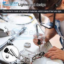 납땜기 소켓 + 너트 전기 목재 헤드 땜 스테이션 인두 핸들 액세서리 936 캐뉼라 팁 부시 1 세트, 한개옵션0