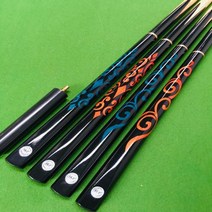 베스트 34PC 당구 스누커 큐 스틱 10mm