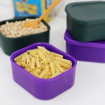 [리본제이]젤리팝 큐브 실리콘 밀폐용기 냉장고밥팩 대 500ml, 대 (500ml_딥그린)