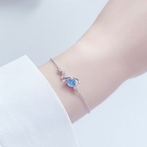 아쿠아마린 팔찌 우주 행성 팔찌 925실버