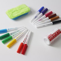 자석시트지 추가 구성 상품(화이트보드시트지 & 칠판시트지), 보드마카세트(보드마카12색+지우개+보드클리너)