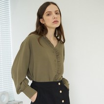 바이바이섭 T03 V NECK OVER SHIRT