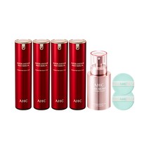 AHC 슈퍼에너지 레드 세럼 50ml x4 + 톤업크림 50g + AHC 퍼프2매, 단품