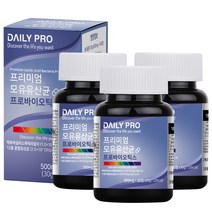 데일리프로 프리미엄 모유유산균 프로바이오틱스, 3개, 30g