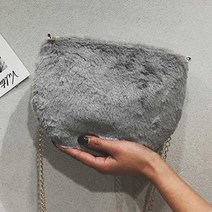 GAIA 입학선물 여성 미니 핸드백 패션가방 털가방 캐주얼 신학기 숄더백 새내기 크로스백