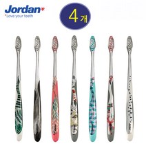JORDAN 조르단 인디비주얼 칫솔. 매력적인 디자인 작은헤드 특수칫솔모. 치솔, 2개, 2개입