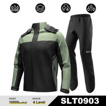 오토바이 남녀공용 비옷 재킷 바지 사이클링 캠핑 낚시 하이킹 세, XXL, SLT0903-Green_XXL