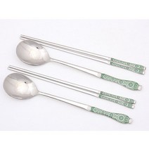 일성사 일성로얄-고려청자 전사수저 은수저 은도금수저 수저세트 1317_B 2벌 손님맞이수저, 1개, 1개