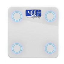 스마트 디지털 체중계 가정용 몸무게 다 이어트, 화이트