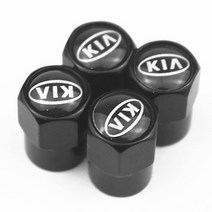 자동차 볼트 너트 새로운 4PCS 자동 휠 타이어 밸브 스템 캡 커버 기아 Cerato Sportage R K2 K3 K5 리오 3, 04 For KIA Black