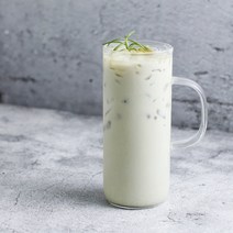 MAKA 내열유리 카페유리컵 롱머그컵, 1p, 손잡이컵 430ml 롱(M01)