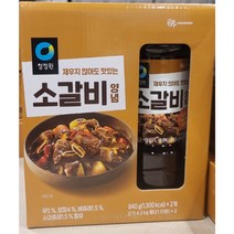 청정원 소갈비양념, 840g, 2개