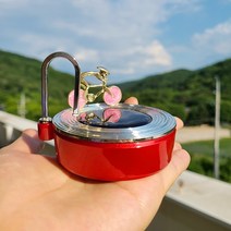 송풍구 고체 g80 벤츠 포뮬러 차량용 방향제, 레드 / 레몬 라벤더