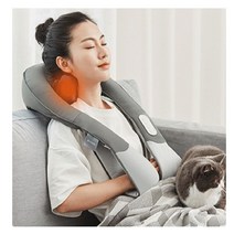 전현무 안마기 마사지기 어깨 승모근 목 디스크 거북목 경추마사지기, 스모크그레이